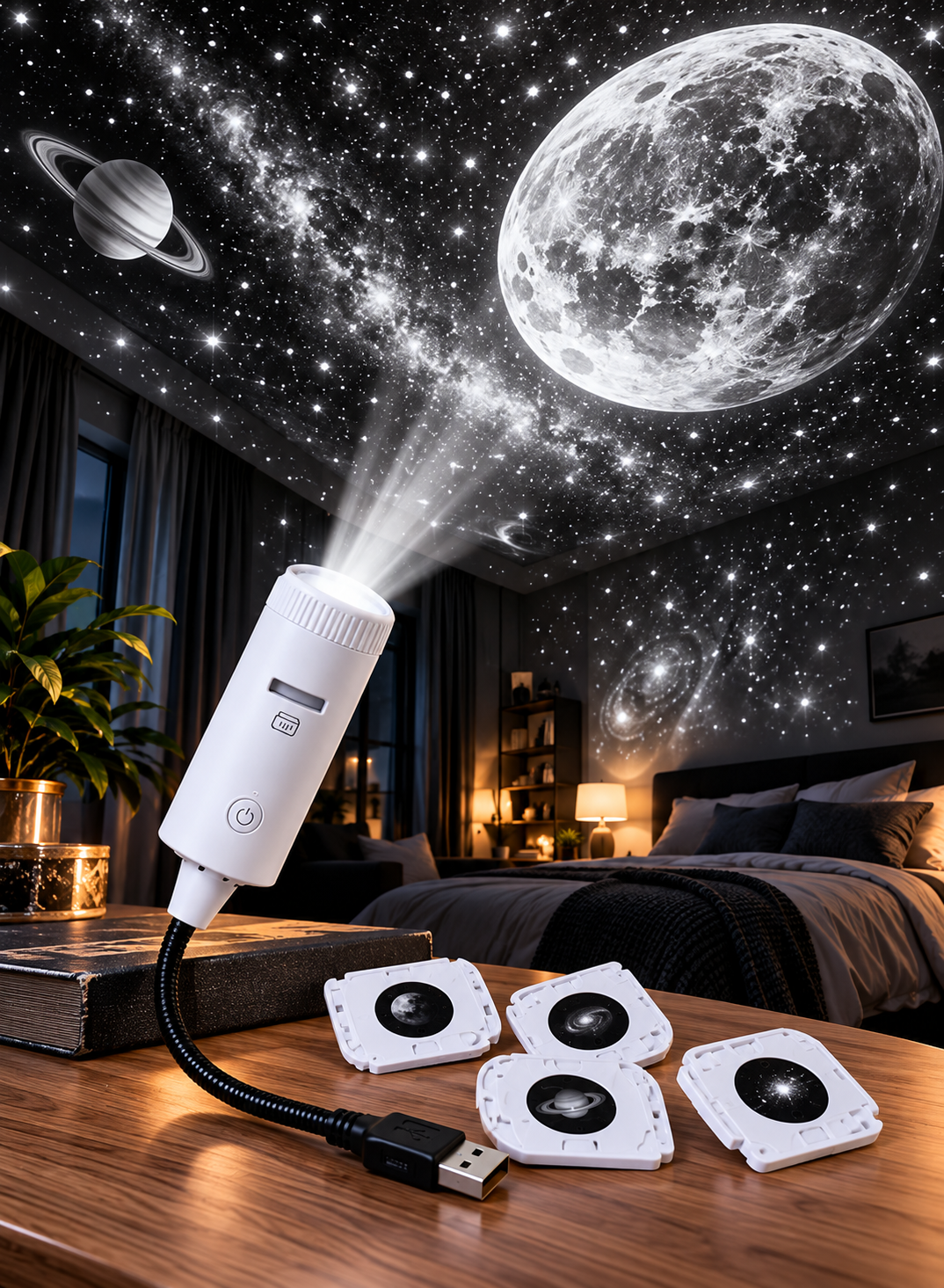 بروجكتور أجواء الفضاء.Projecteur Univers Spatial.Space Universe Projector