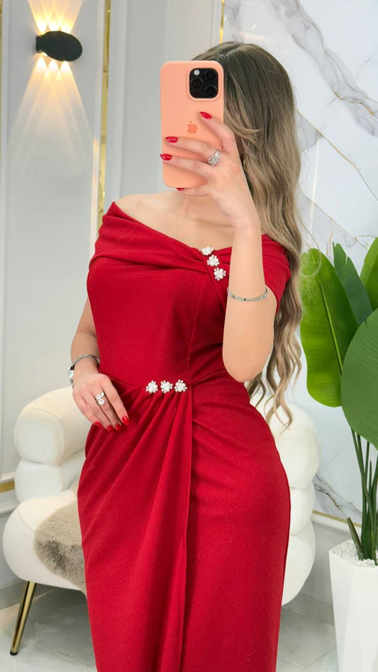 Elégante Robe De Soirée.
